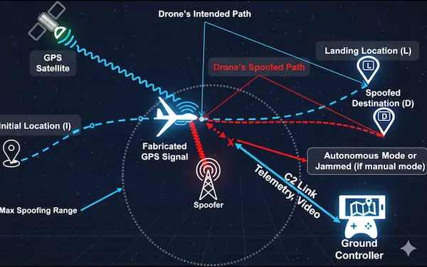 Image Shows GPS Spoofing
