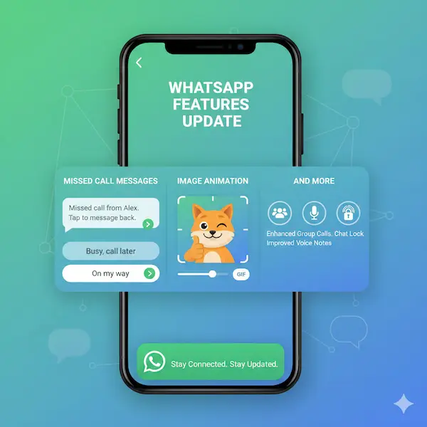 Image Shows Whatsapp features