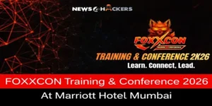 FOXCON Training & Conference 2026 event poster with Marriott Hotel Mumbai details