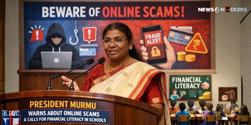 image shows online-scams-says-president-murmu