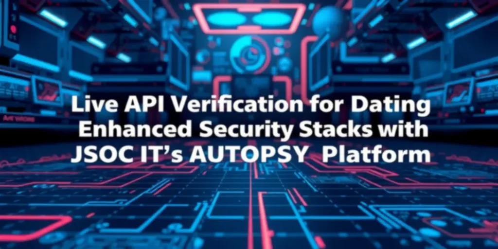 Live API Verification for Enhanced Security Stacks with JSOC IT's AUTOPSY Platform
