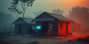 Kanpur-Police-Busts-Cyber-Scam-Operation-Run-from-Village-Huts-in-India