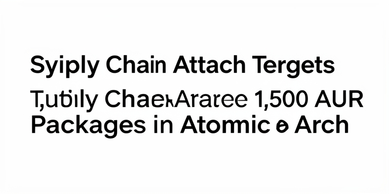 www.news4hackers.com-supply-chain-attack-targets-1-500-aur-packages-in-atomic-arch-supply-chain-attack-targets-1-500-aur-packages-in-atomic-arch-3