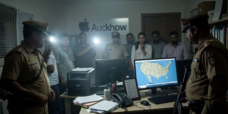 www.news4hackers.com-lucknow-police-raids-fake-apple-support-call-centre-targeting-us-citizens-lucknow-police-raids-fake-apple-support-call-centre-targeting-us-citizens