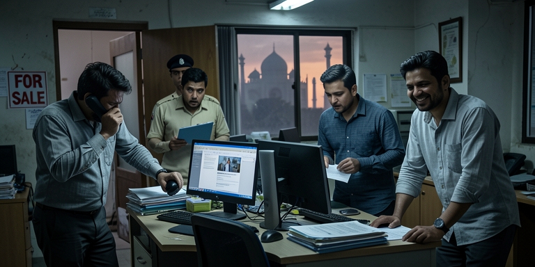 www.news4hackers.com-fake-job-call-centre-operation-uncovered-in-agra-four-arrested-fake-job-call-centre-operation-uncovered-in-agra-four-arrested