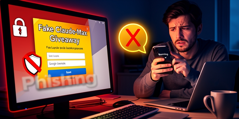 www.news4hackers.com-scam-alert-fake-claude-max-giveaway-tricks-users-into-sharing-google-credentials-scam-alert-fake-claude-max-giveaway-tricks-users-into-sharing-google-credentials